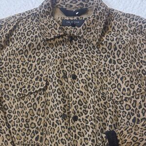 Rag & Bone Men's Tan Leopard Print Jacket